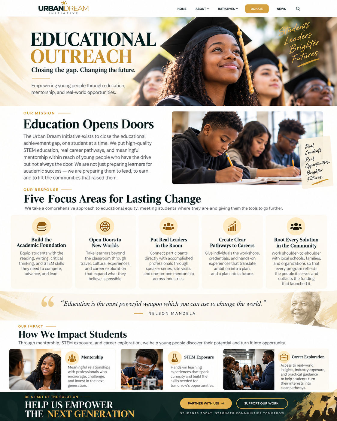 Students focused on learning together in a classroom