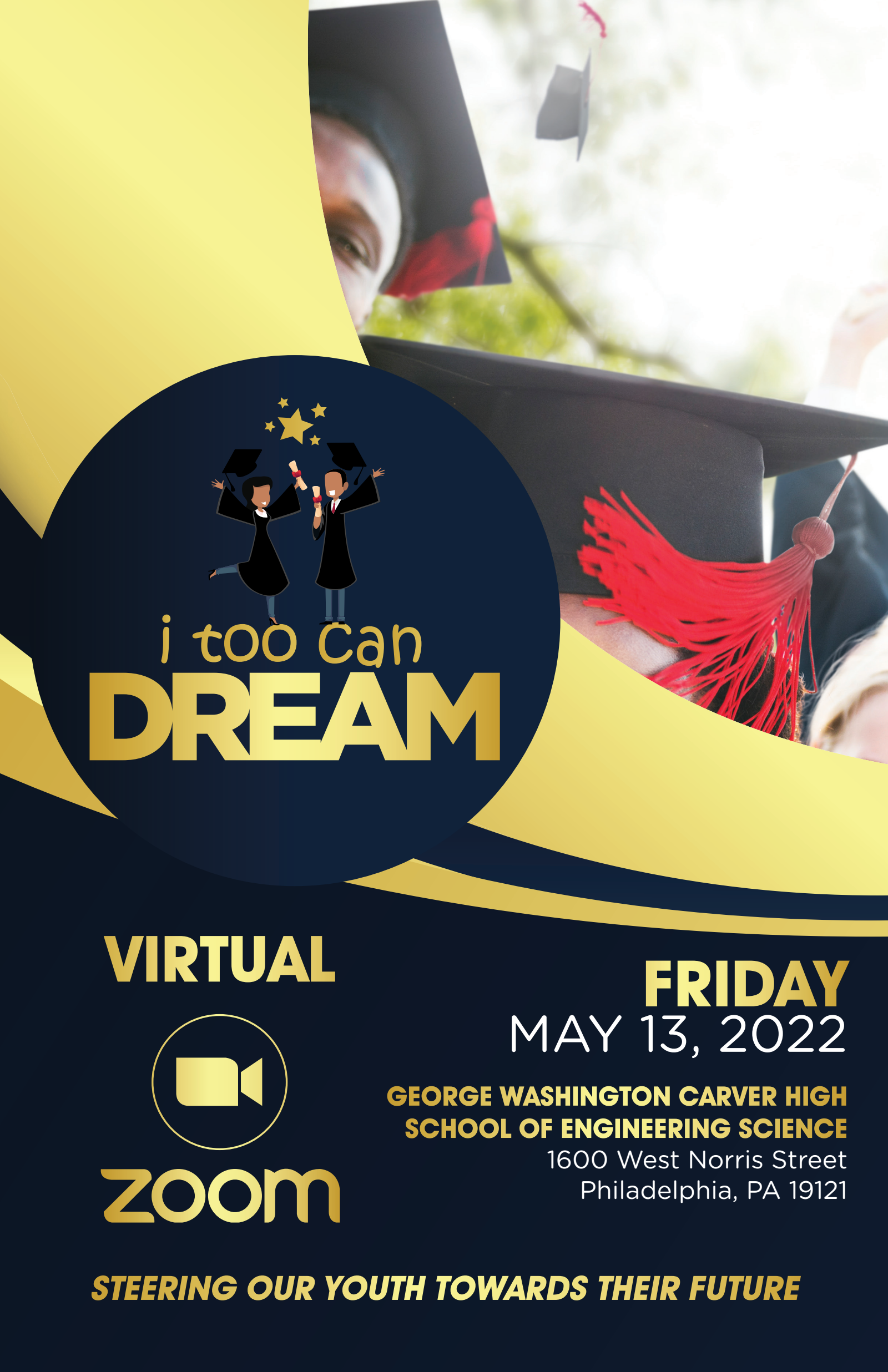 I Too Can Dream (Virtual Program) event flyer