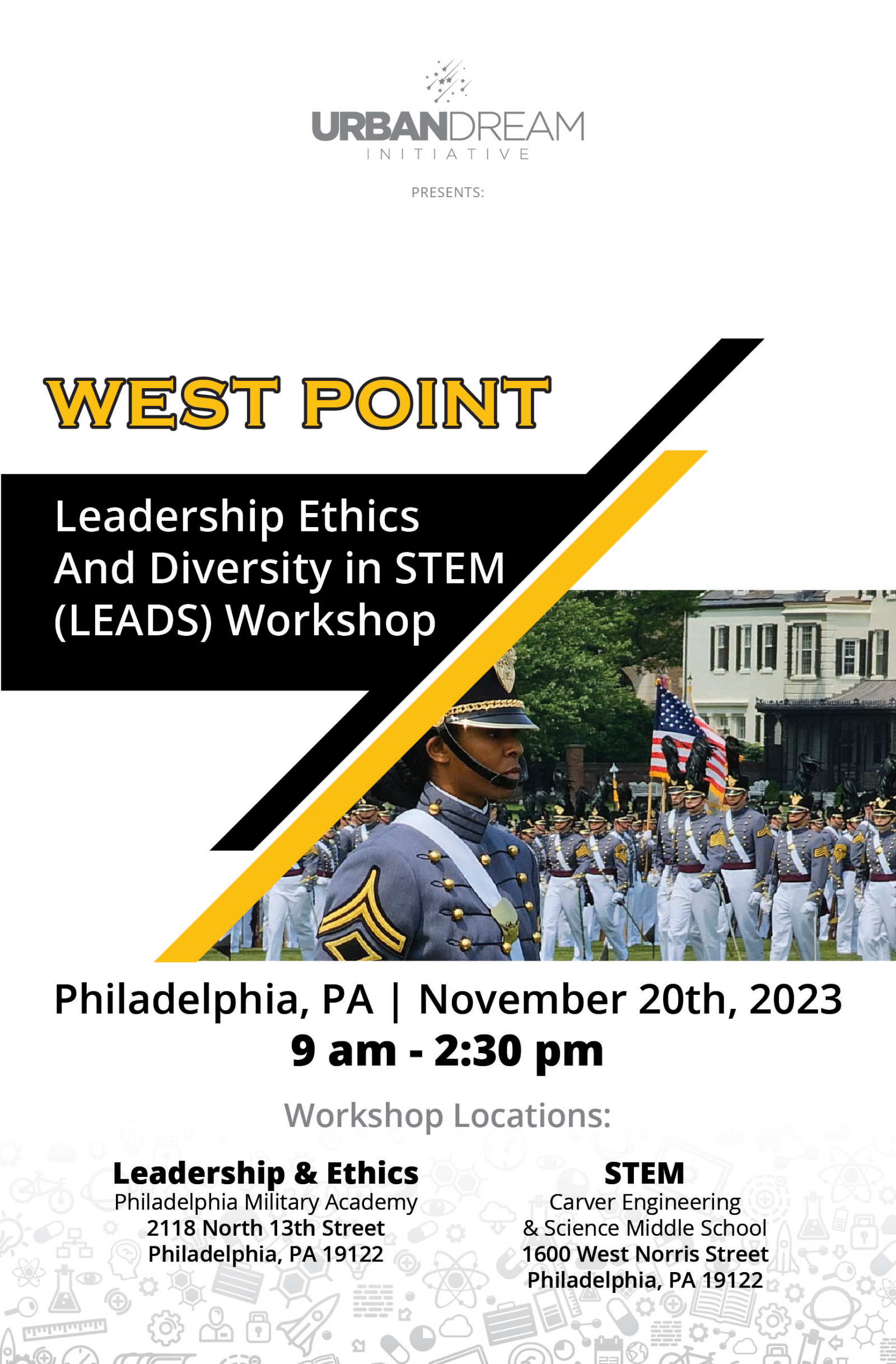 West Point LEADS Workshop event flyer