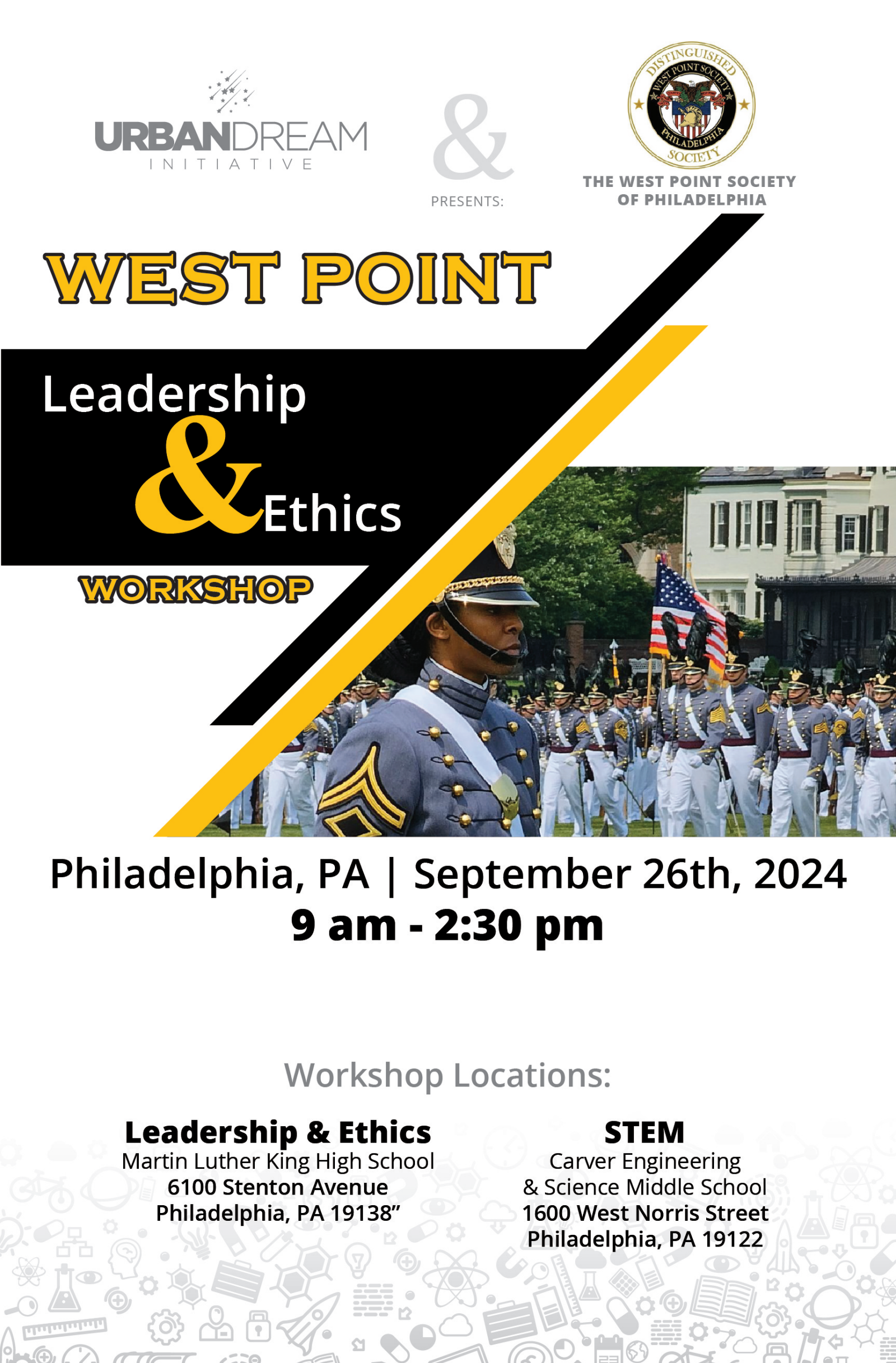 West Point Leadership & Ethics Workshop event flyer